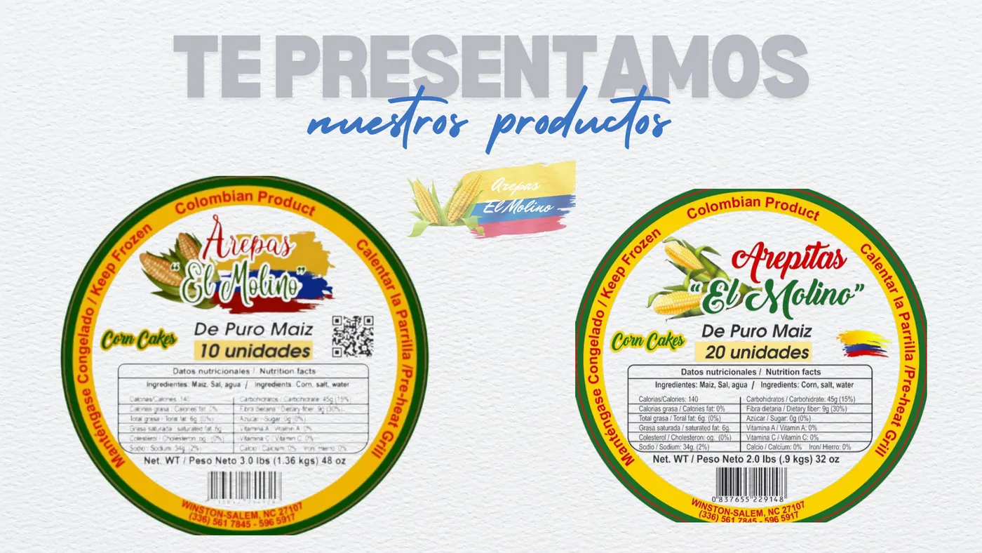 Arepas y arepitas de puro maíz
